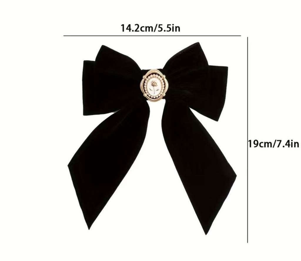 Vintage hair bow clip