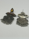 Vintage stones silver earrings
