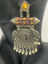 Vintage stones silver earrings