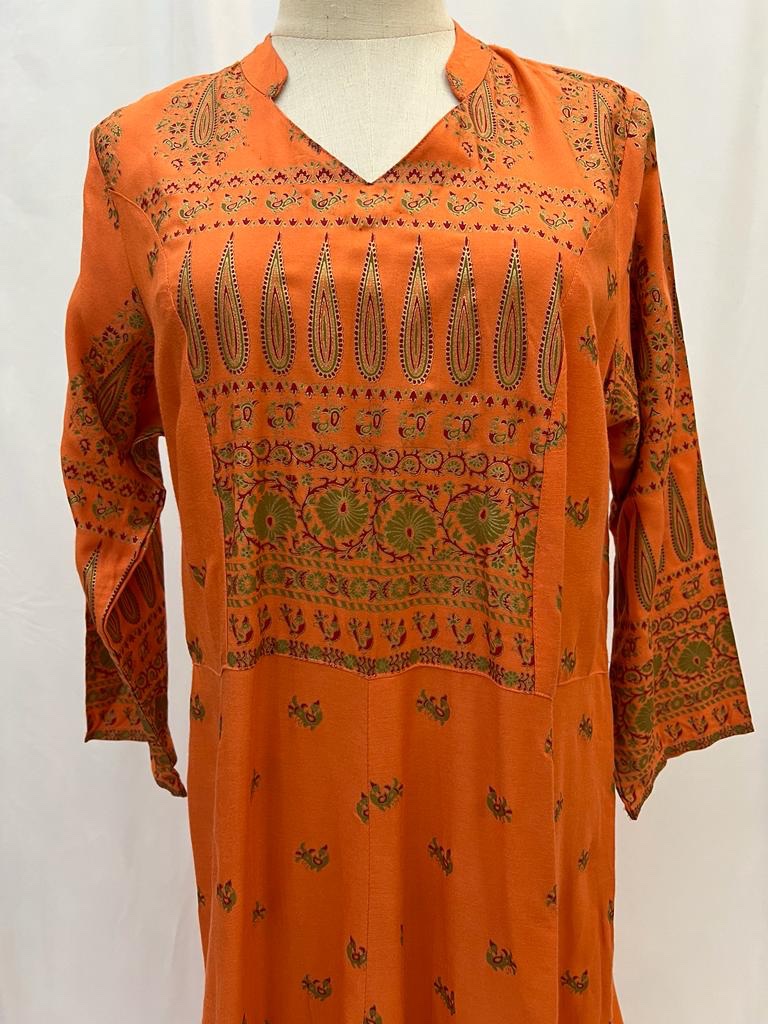 Orange vintage Dress
