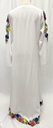 colorful embroidery white Dress