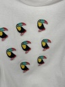 Colorful Parrot kids T shirt