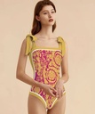 Floral vintage Swimsuit set