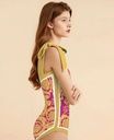 Floral vintage Swimsuit set
