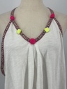 Pom pom colorful summer T shirt