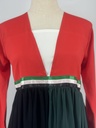 UAE Flag colors sheer Dress