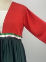 UAE Flag colors sheer Dress