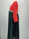 UAE Flag colors sheer Dress