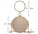 Mini Glitter Globe Evening Bag