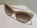 Eye Cat Sunglasses Color Brown With White