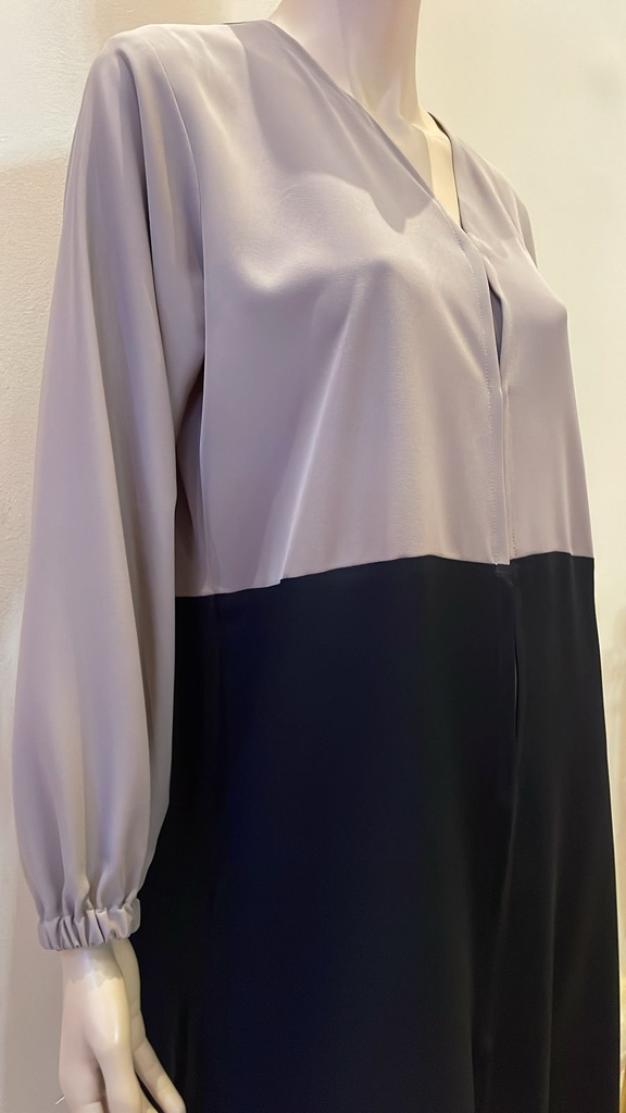 Dual Color Abaya