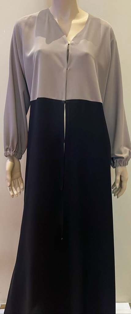 Dual Color Abaya