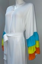 Layered Colorful Ruffles Dress  