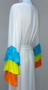 Layered Colorful Ruffles Dress  