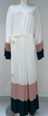   Chic Flared Sleeve Colorful Abaya 