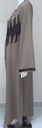 Abaya With Beaded Embroidered Design
