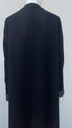 Black Open Abaya With Two Pocket Beaded Design