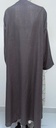 Elegant Gray Abaya With Pleated Front Design