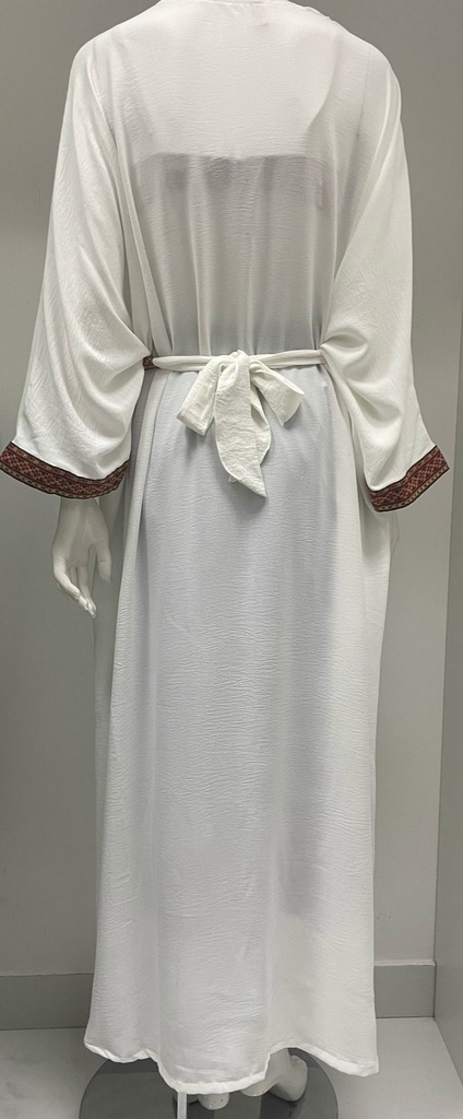 Chic White Women's Abaya