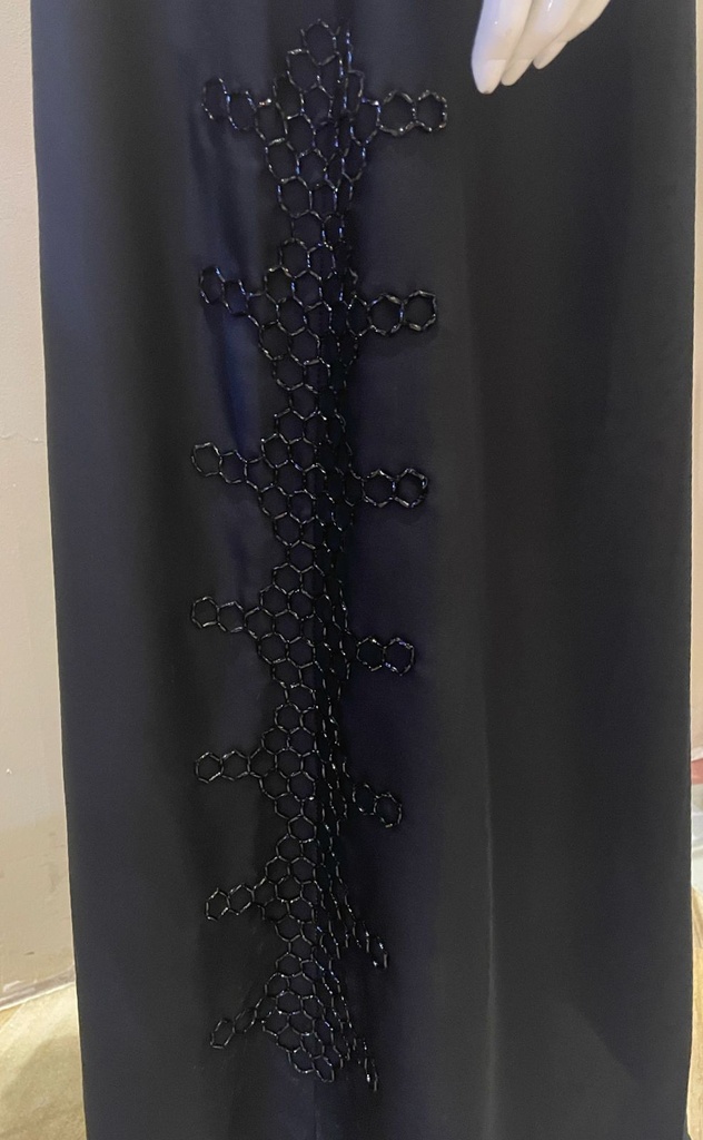 Black honey comb Abaya