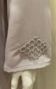 Soft pink Beaded Abaya