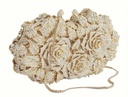 Golden roses stones encrusted Clutch 