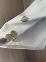 Linen embroidered Abaya & bag