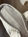 Linen embroidered Abaya & bag