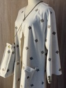 Linen embroidered Abaya & bag