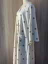 Linen embroidered Abaya & bag