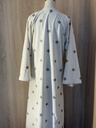 Linen embroidered Abaya & bag