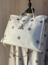 Linen embroidered Abaya & bag