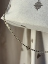 Linen embroidered Abaya & bag