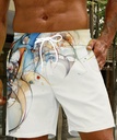 Men's artistic Print Beach Shorts 