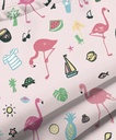 Men's vibrant Print pink Beach Shorts  