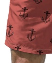 Men's anchor Red beach Shorts  
