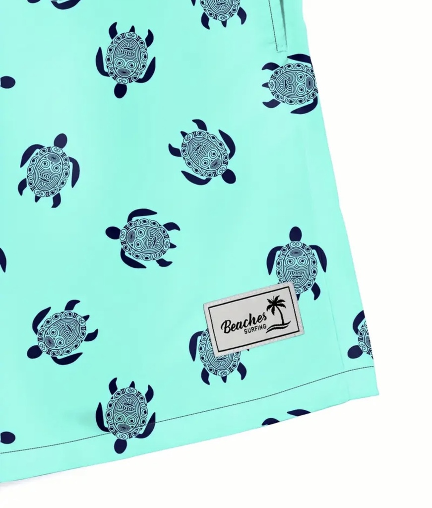 Men's Turtles Blue beach Shorts  