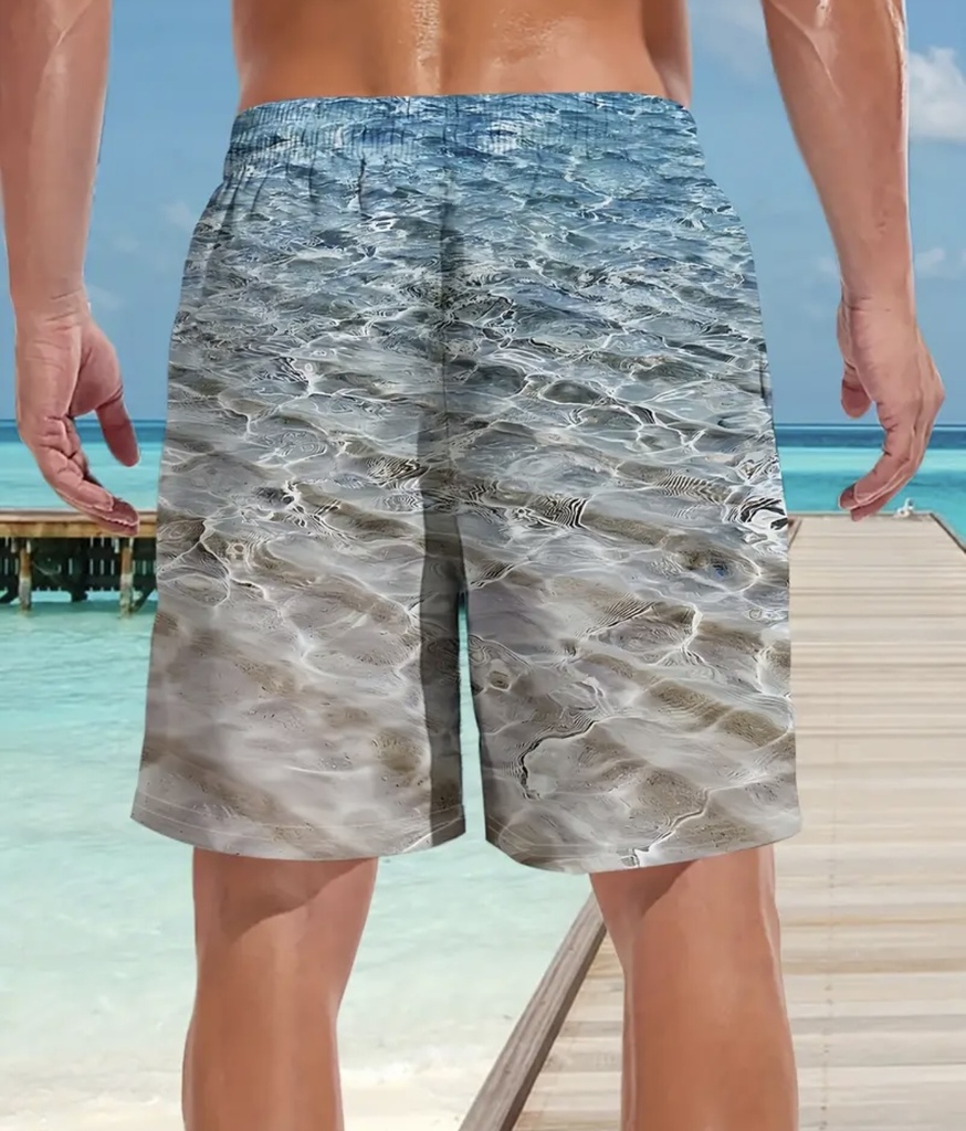 The Beach Men's printed Shorts  