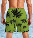 Men's Green Palm trees Beach Shorts 