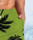 Men's Green Palm trees Beach Shorts 
