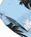 Men's Tropical Palm trees blue Beach Shorts  