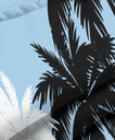 Men's Tropical Palm trees blue Beach Shorts  