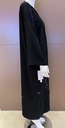 Black Abaya beautifully decorated with shimmering crystals