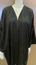 Stylish black abaya beautifully decorated with crystals