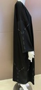 Stylish black abaya beautifully decorated with crystals