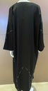 Stylish black abaya beautifully decorated with crystals