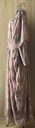 Pale Purple Chiffon Dress Featuring Silver Embellishments