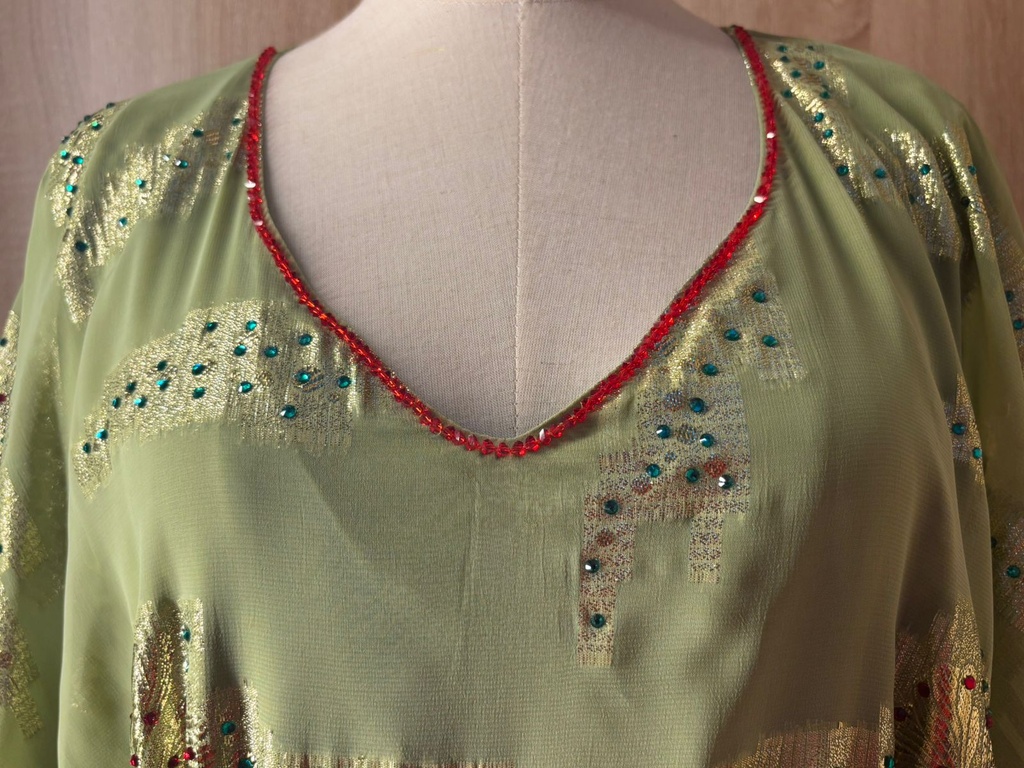 Elegant Handmade Embroidery Dress