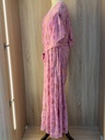 Radiant and intricately designed pink dress,