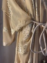 beautiful golden handmade dress